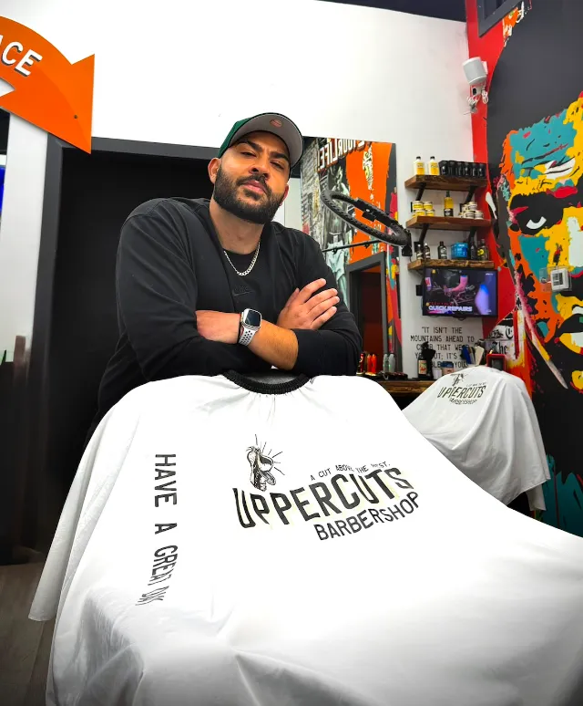 Jason, barber at Uppercuts Maple Ridge