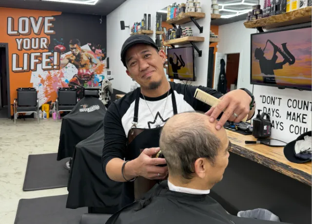 Jay, barber at Uppercuts Walnut Grove
