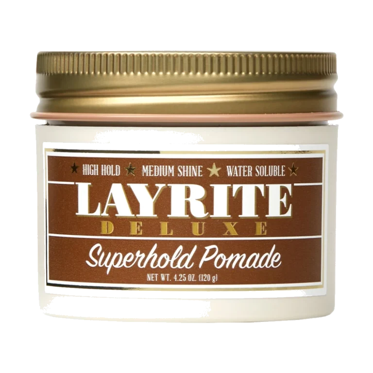 Layrite Superhold Pomade jar