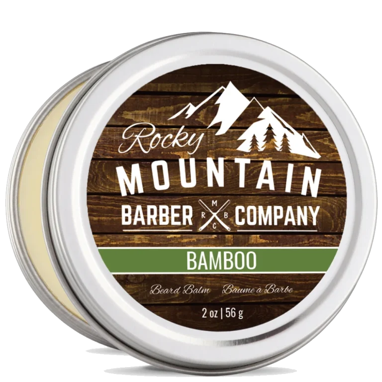 Rocky Mountain Barber Company Bamboo Beard Balm tin
