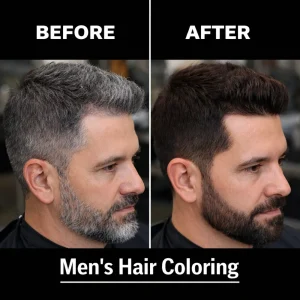 HAIR COLOR - Hair Grey Coverage & Color Refresh at Uppercuts Barbershop